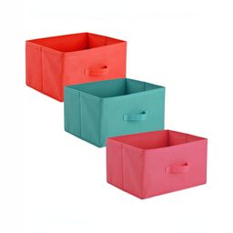 Aura Red Set of 3 Regular Drawer Organiser Organisers-50