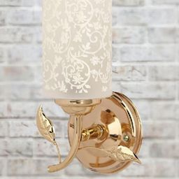 Somil Premium Designer Glass Wall / Night Lamp Elegant & Stylish Dcor Accent for Modern Interiors, color- WHite, Size:- 19 X 17 X 29 CM-image-55