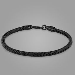 BLACK MAMBA Men Brass Link Bracelet-image-53