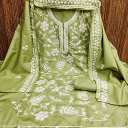 Leeza Store Embroidered Unstitched Dress Material-picture-10