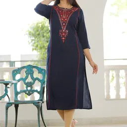 Mehsoos Women Embroidered Sequinned Kurta-picture-15
