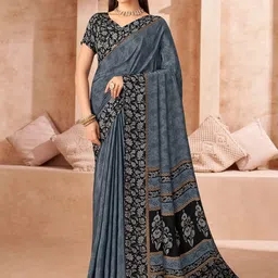 DIVASTRI Poly Crepe Saree-24