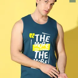 WOOSTRO Pack Of 2 Printed Combed Cotton Gym Vests - VWS26(MORE PEACOCK)(HARD LGTGREEN)-picture-17