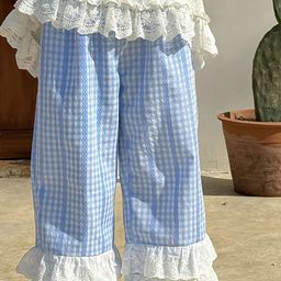 LULU & SKY Girls High-Rise Trousers-picture-18