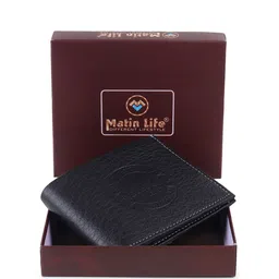MATIN LIFE Men Leather Two Fold Wallet-picture-46
