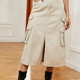 Oh Rare A-Line Midi Skirt-image-68