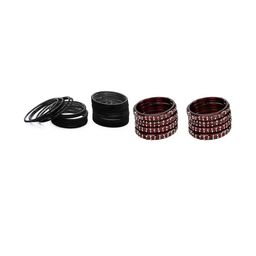 SOMIL Set of 32 Artificial Stones Studded Glass Bangles-image-100