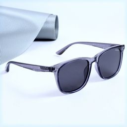 SUNGLASSIC Unisex Square Sunglasses with Polarised and UV Protected Lens image 2