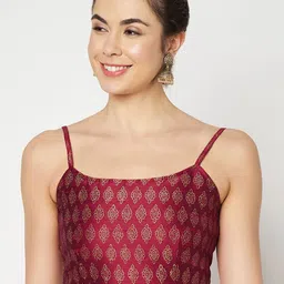 studio rasa Print Ethnic Crop Top-image-30