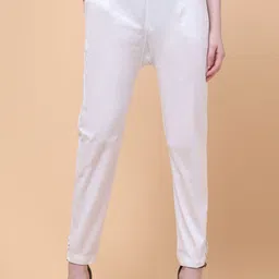 Charitra Women Relaxed Straight Leg Pleated Trousers-image-57