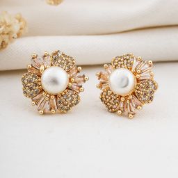 Wynona Contemporary Studs Earrings-image-40