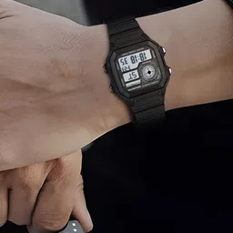 CARLINGTON Unisex Dial & Straps Digital Multi Function Watch Endurance 9079 Black image 4
