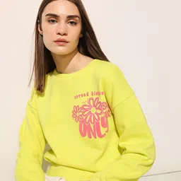 ONLY Women Printed Round Neck Sweatshirt-image-11