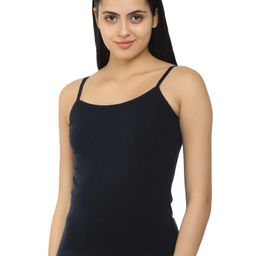 Adjustable Strap Spagetti Camisole Cotton Spandex Slim Fit-image-72
