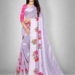 Abhilasha Floral Printed Leheriya Saree-picture-6