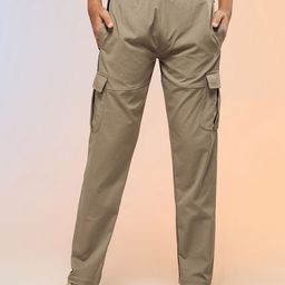 Technosport Boys Colour Blocked Straight Fit Cargo Track Pants With Ts Flexi-picture-30