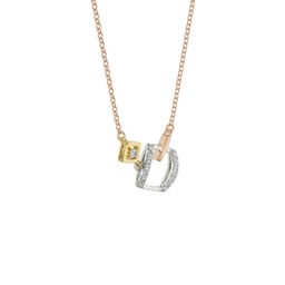 Emori Geometric Sqaure Diamond Necklace-image-65