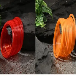 SOMIL Red Alloy Bangles-image-78