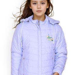 Provogue Girls Hooded Solid Lightweight Puffer Jacket-picture-36
