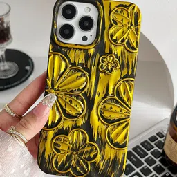 Luxury Kase Floral Printed iPhone 12 Pro Max Back Case Mobile Accessories-picture-27