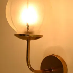SOMIL Grey Printed Glass Cylinder Shaped Wall Lamp-image-44