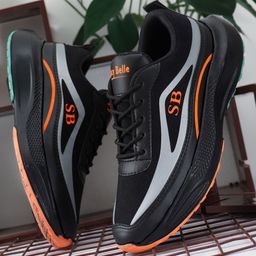 SAUCY BELLE Men Mesh Running Shoes-39