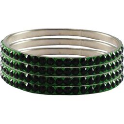 Vidhya Kangan Women Green Bangle-image-98