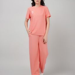 Lugo Printed Round Neck T-shirt With Trousers-picture-57