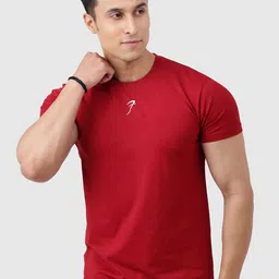 FUAARK Typography Printed Sweat-Wicking Anti Odour Slim Fit T-Shirt-image-41