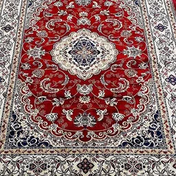 SANA CARPET Red & White Floral Anti-Skid Rectangular Carpet-picture-3