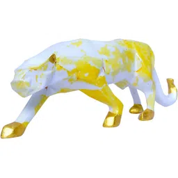 Aura Yellow & White Figurine Birds & Animals Showpiece-image-25