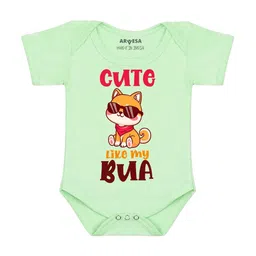 Arvesa Cute Like My Bua Printed Bodusuit-image-55