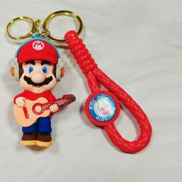 Flenzy 3D Super Mario Cartoon Keychain With Wide Belt-image-67
