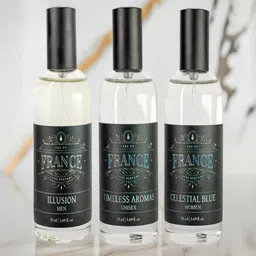 Eau DuFrance Set Of 3 Timeless Aromas, Illusion & Celestial Blue EDP - 50 ml Each-7