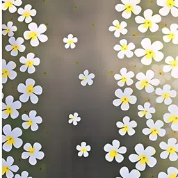 Jaamso Royals Grey & White Printed Waterproof Wall Sticker-image-27