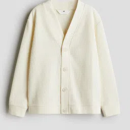 H&M Boys V-Neck Waffled Cardigan-41