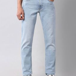 U.S. Polo Assn. Denim Co. Men Skinny Fit Mid-Rise Light Fade Jeans-picture-9