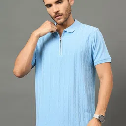 Club York Polo Collar Cotton T-shirt-image-24