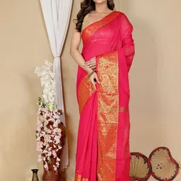 DipDiya Zari Taant Saree-picture-11