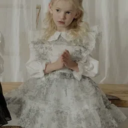 LULU & SKY Flutter Sleeve Fit & Flare Dress-image-27