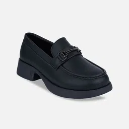 iD&U Women Block Heel Slip On Loafers-22