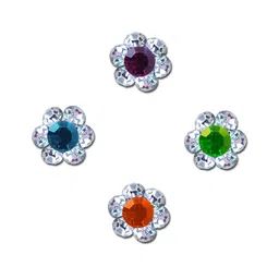 Comet Busters Self Adhesive Stone Studded Nose Studs Stickers-43