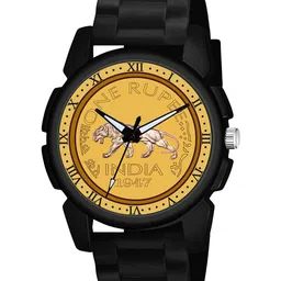 Gopal Shopcart Unisex Bracelet Style Straps Analogue Watch J16BLK-GOLDROM-RS-NEW-PU_SH-11