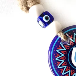 The Spiritual Living Blue & Red Printed Sparkler Evil Eye Spiritual Wall Decor Hangings-image-72