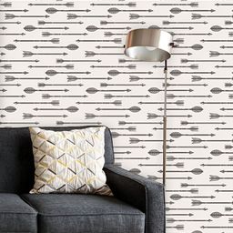 ArtzFolio Printed UV-Resistant Anti-Bacterial Arrows Pattern Peel & Stick Wallpaper-image-95