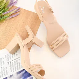 XE Looks Women Open Toe Block Sandals-27