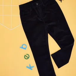 Pantaloons Junior Boys Solid Regular Fit Trousers-image-27