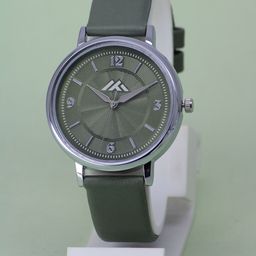 VIRAKTI Women Patterned Dial & Leather Wrap Around Straps Analogue Watch G-17-DARK GREEN-G-picture-8