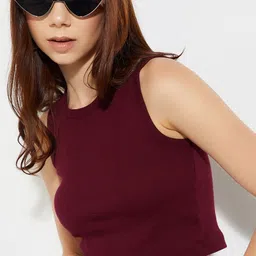 max Cotton Crop Top-image-41