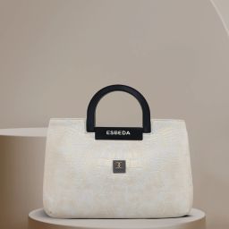 Women White Hand-held Bag-image-1